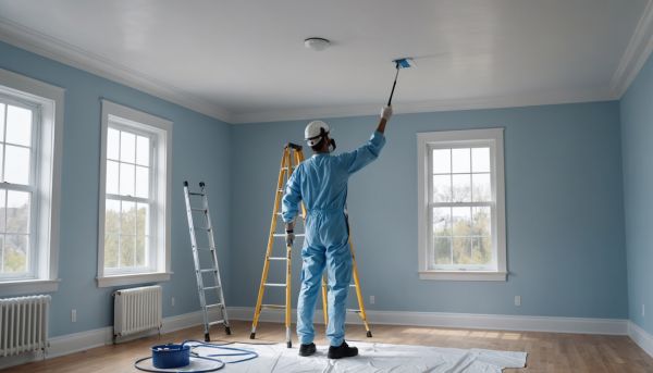 Comment peindre un plafond sans laisser de traces ?