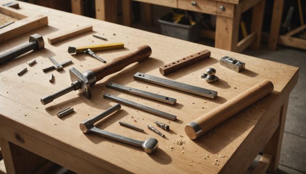 Marteaux et niveaux pour des travaux précis