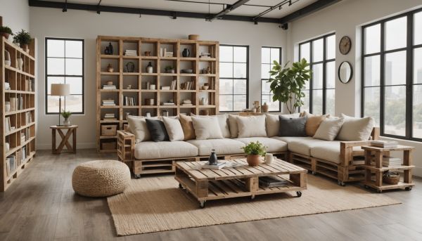 Quel meuble en palette créer pour son salon ?