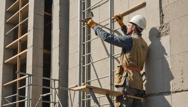 Réaliser un enduit de façade chaux ciment