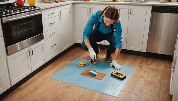Poser du vinyle clipsable sur un carrelage de cuisine : ce qu'il faut vérifier avant